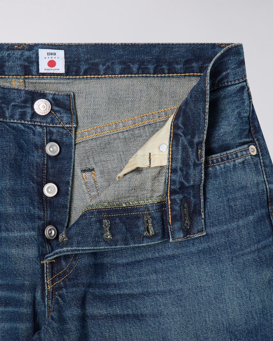 SALE - Rainbow Selvage Jeans "Kaihara Dark Pure Indigo" von EDWIN