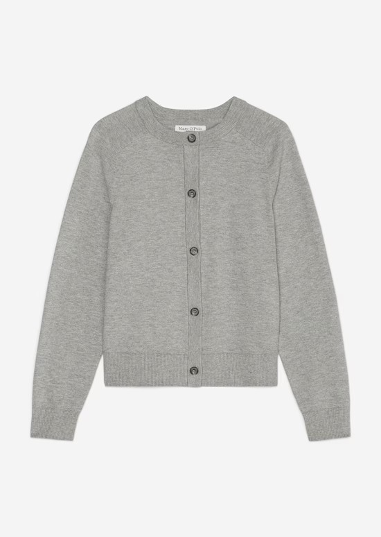 Cardigan relaxed aus Soft Cotton Stretch von MARC'O POLO DENIM