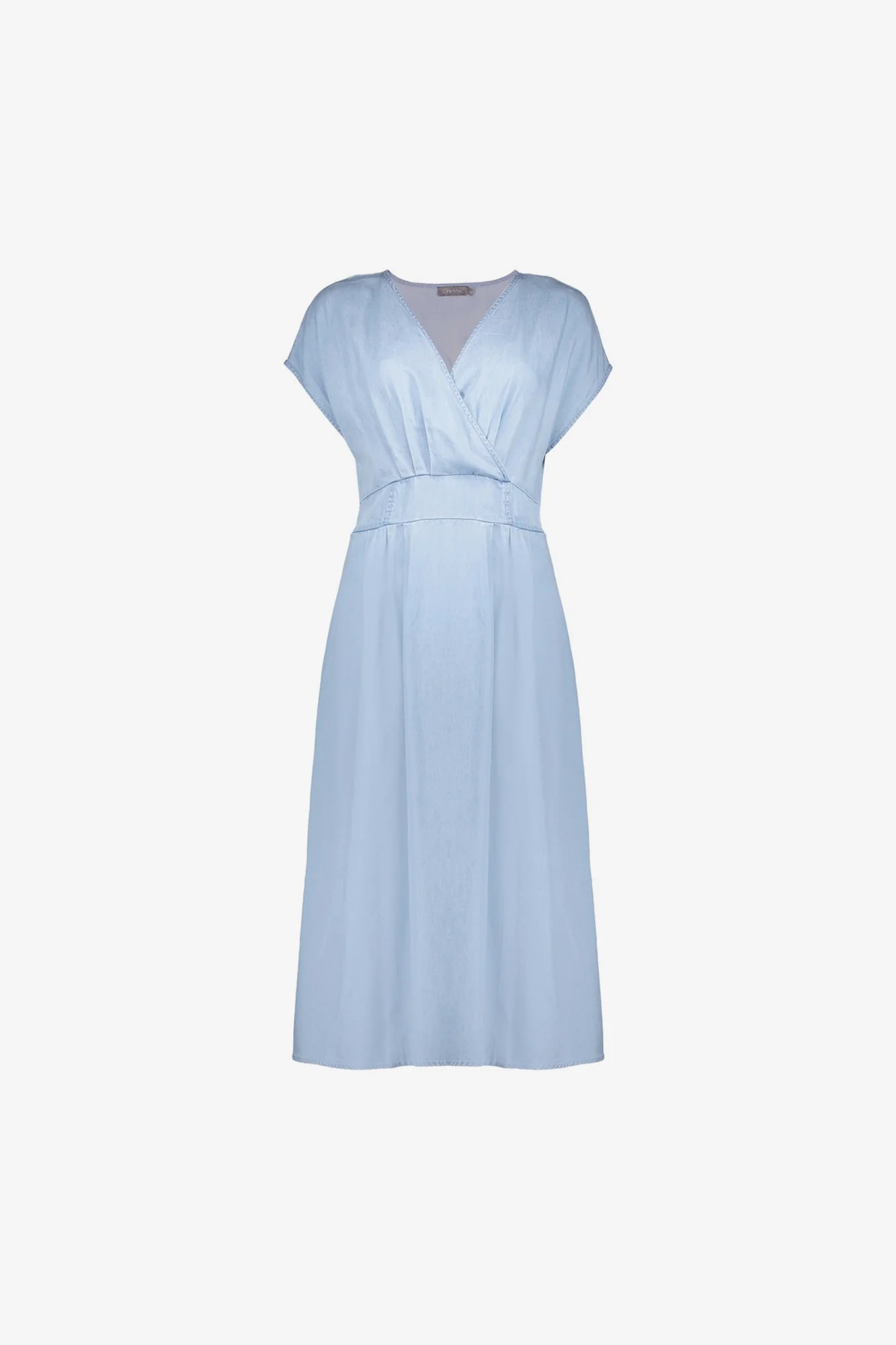 Denim-Lyocell-Midikleid von GEISHA