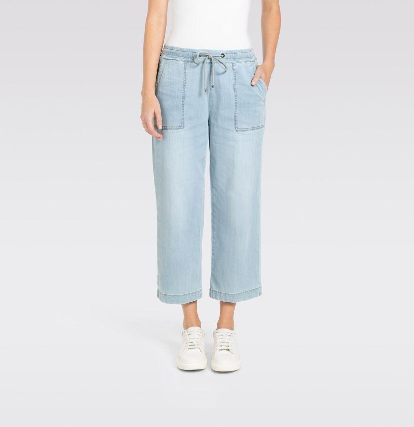 Culotte mit Tunnelzug aus leichtem Denim von MAC