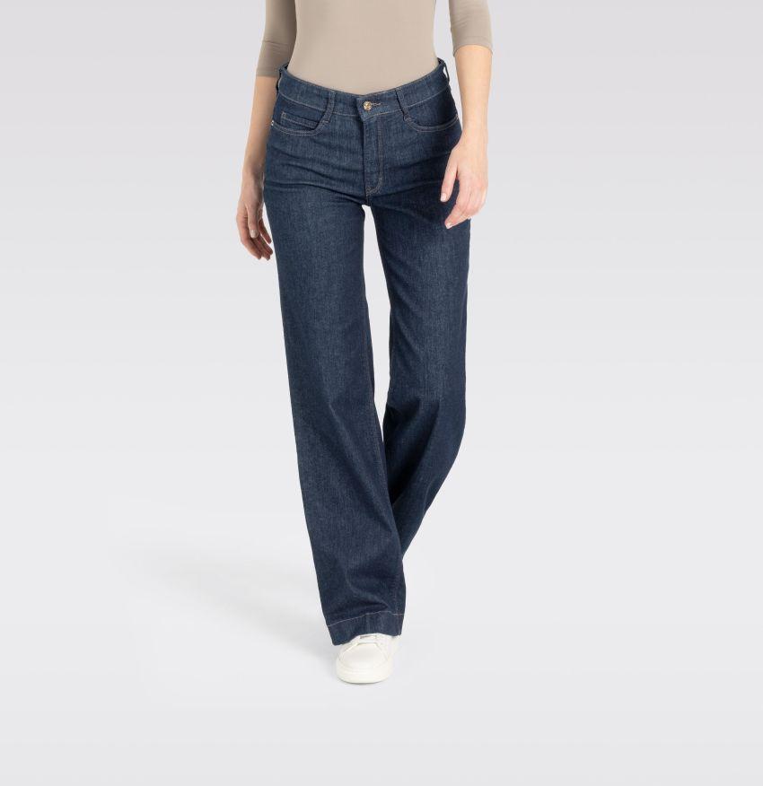 Weite, elastische Jeans "Dream Wide" im authentischen Look von MAC