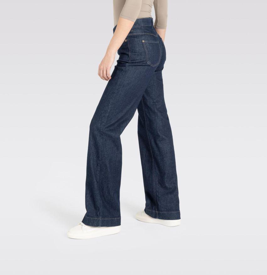 Weite, elastische Jeans "Dream Wide" im authentischen Look von MAC