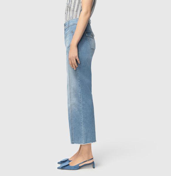 Flared Jeans "Jamie Cropped" mit aufgesetzten Taschen von MAC