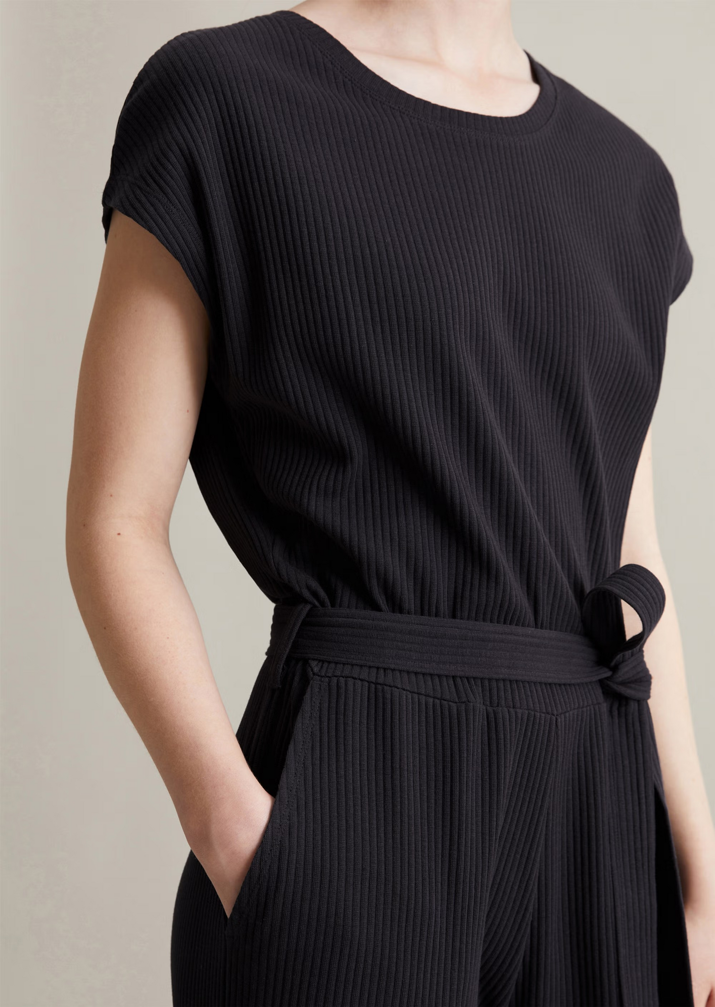 Jumpsuit regular aus Ripp-Jersey von MARC O'POLO DENIM