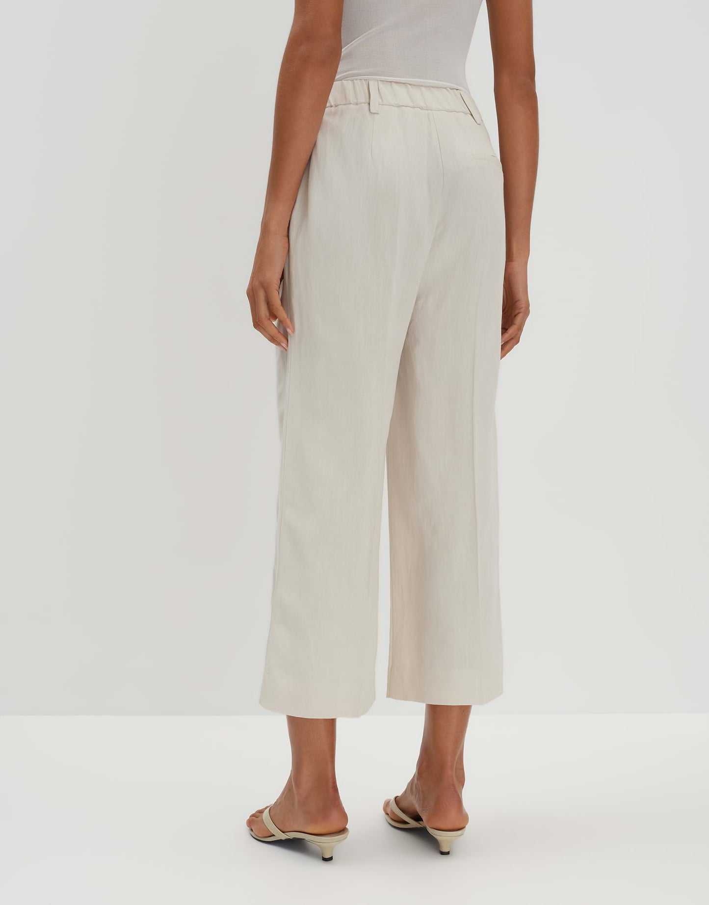 CELINO CROPPED Wide Culotte aus Viskose Leinen Mix von SOMEDAY