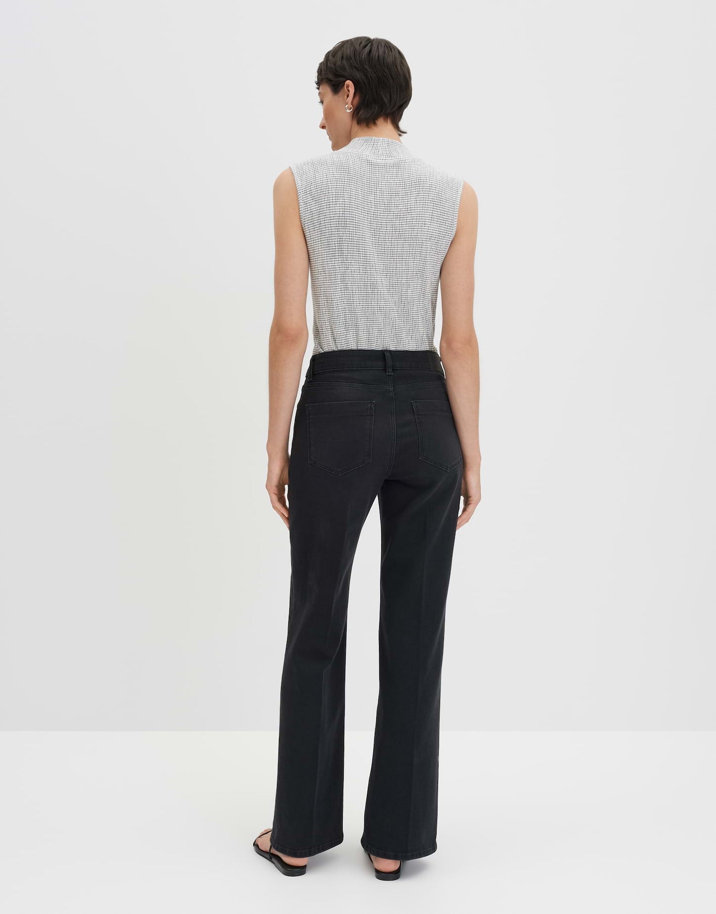 CARIE ICONIC Long Flared Jeans aus nachhaltigem Baumwoll Mix Mid Rise von SOMEDAY