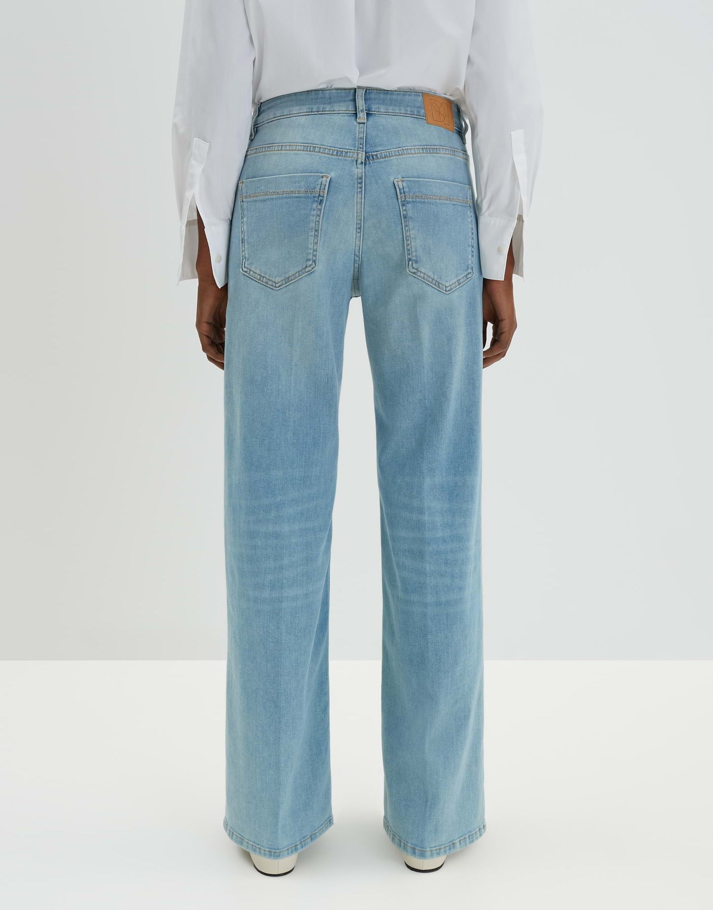 Wide Leg Denim CELLMA ICONIC Mid Rise aus BCI Cotton Mix von SOMEDAY
