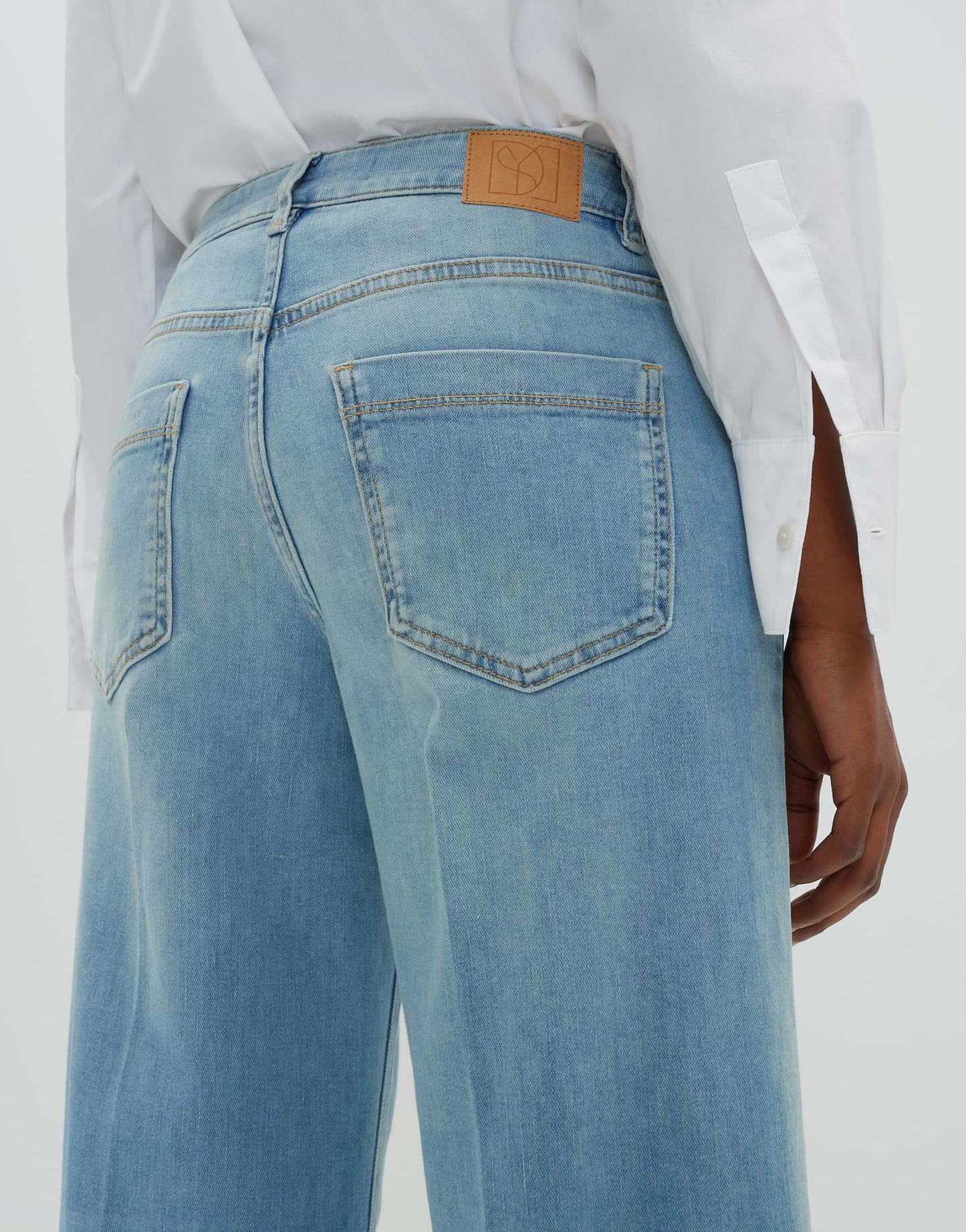 Wide Leg Denim CELLMA ICONIC Mid Rise aus BCI Cotton Mix von SOMEDAY