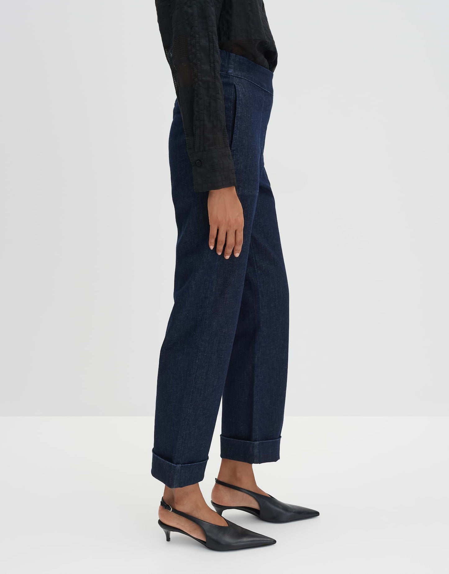 CIDEM DETAIL Straight Jeans in Rinse Waschung Mid Rise von SOMEDAY