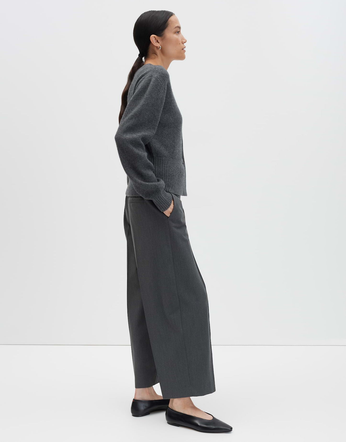 CISILIA DECODED City Pants in feiner Mélangeoptik von SOMEDAY