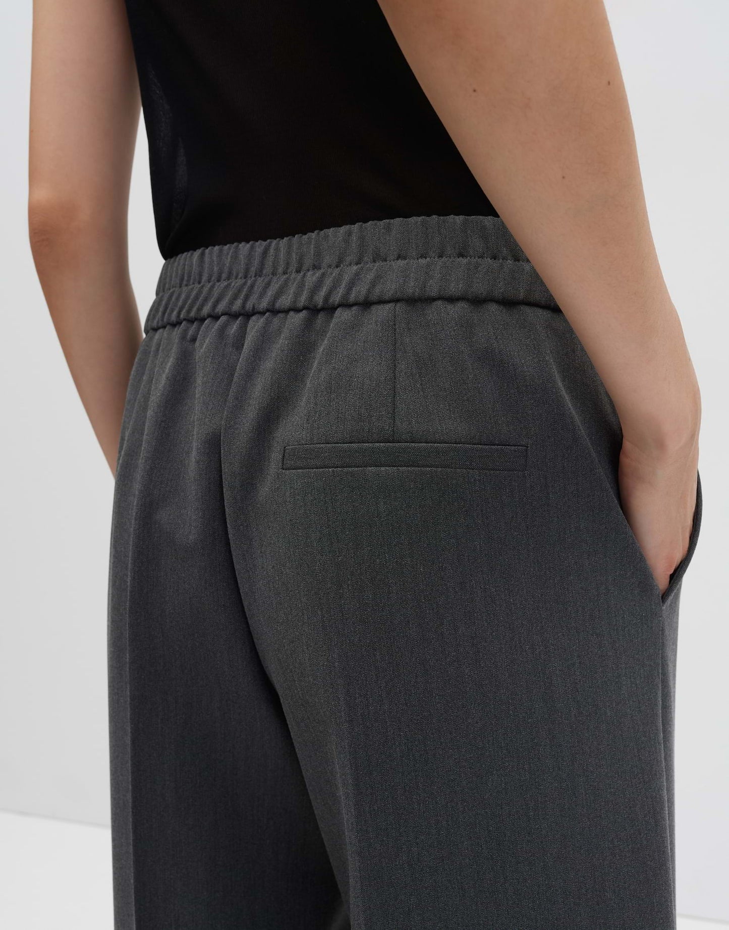 CISILIA DECODED City Pants in feiner Mélangeoptik von SOMEDAY