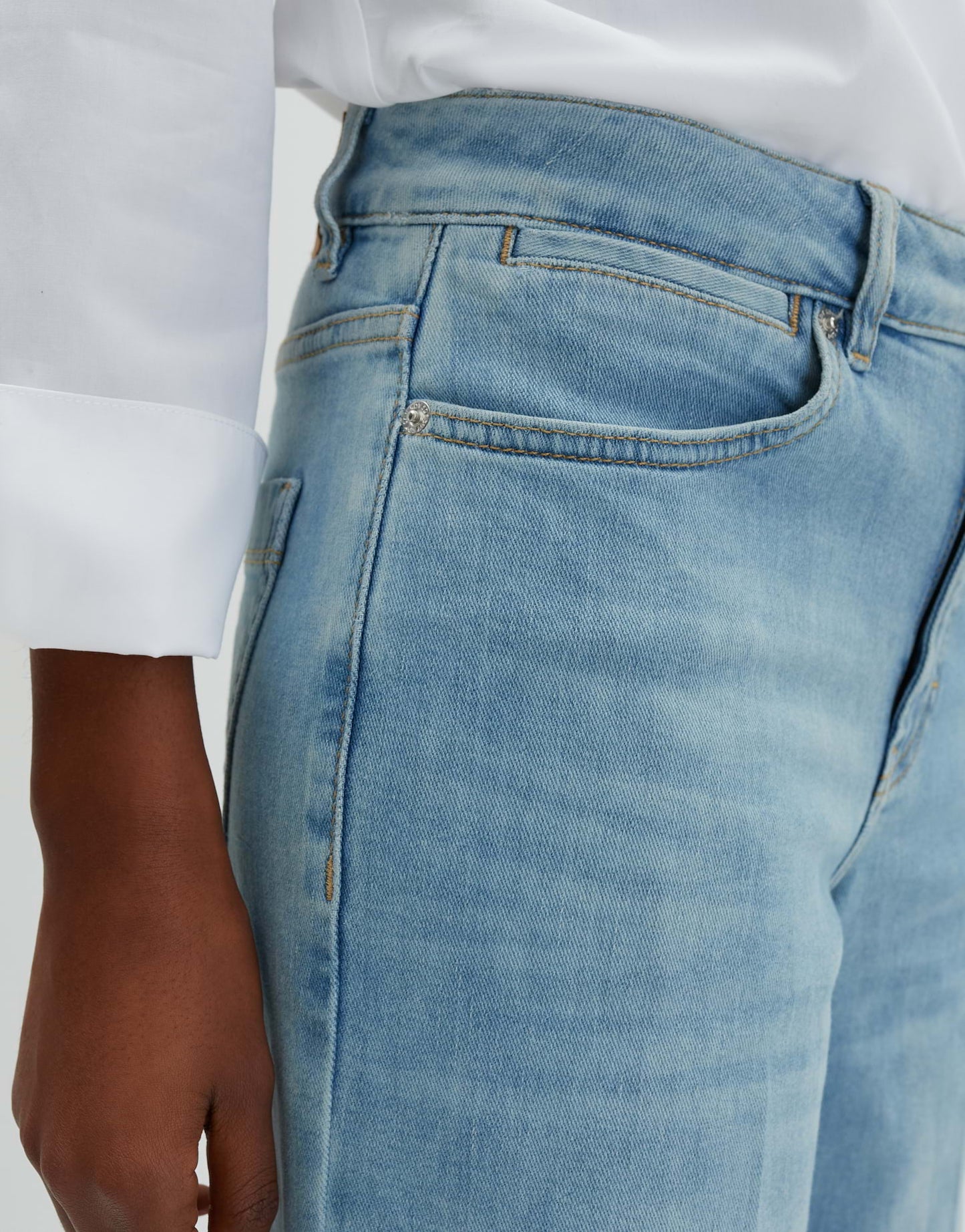 Wide Leg Denim CELLMA ICONIC Mid Rise aus BCI Cotton Mix von SOMEDAY