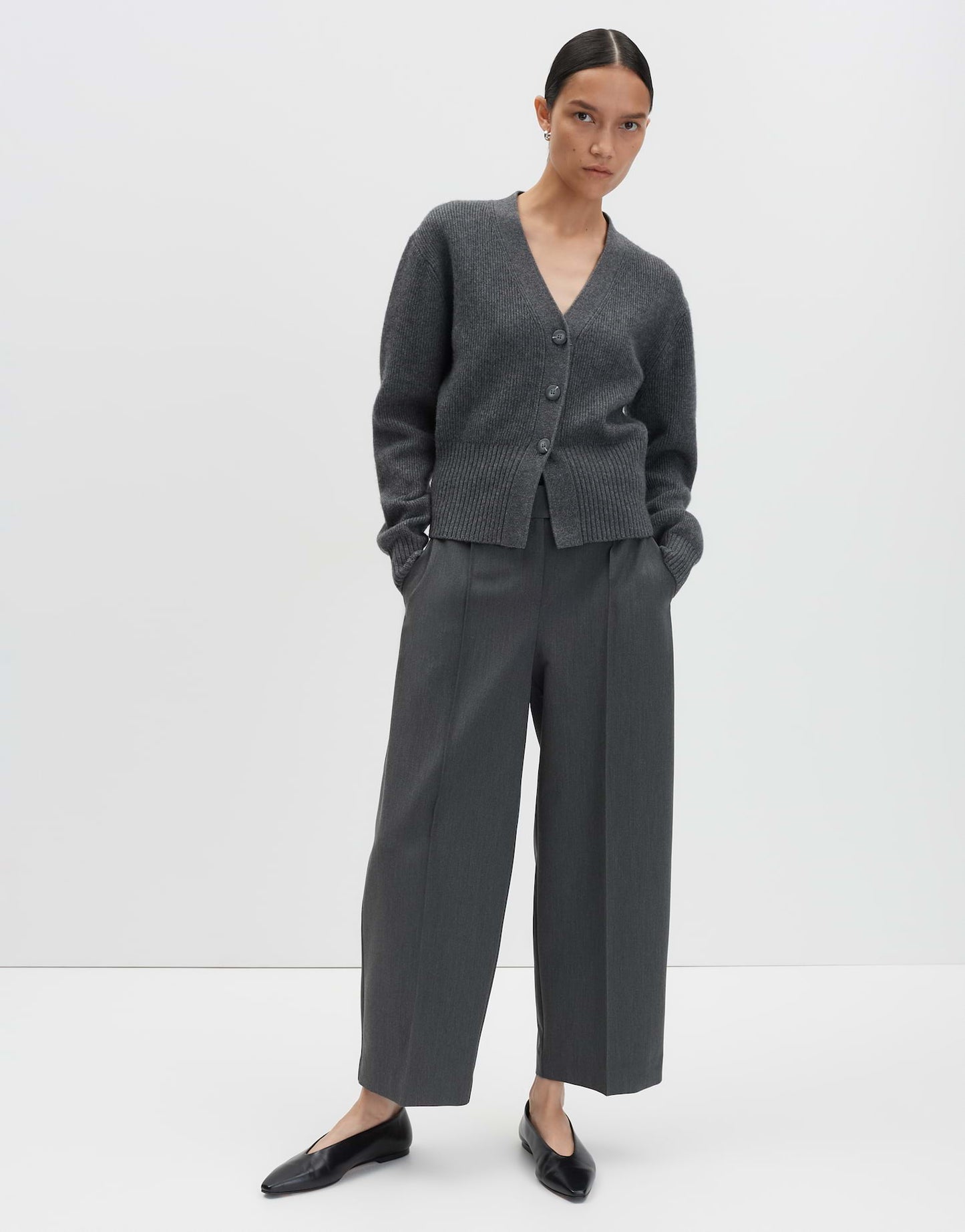 CISILIA DECODED City Pants in feiner Mélangeoptik von SOMEDAY
