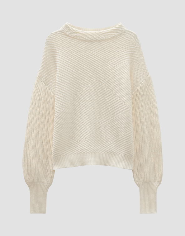 SALE - Strickpullover "Tellina" mit graphischem Muster von SOMEDAY