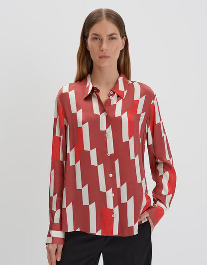 SALE - Printbluse "Zinnova Loose" in Satin Optik von SOMEDAY