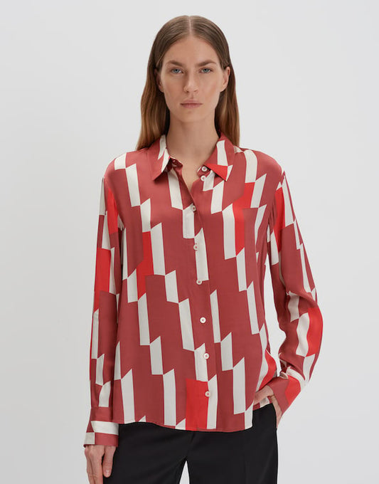 SALE - Printbluse "Zinnova Loose" in Satin Optik von SOMEDAY