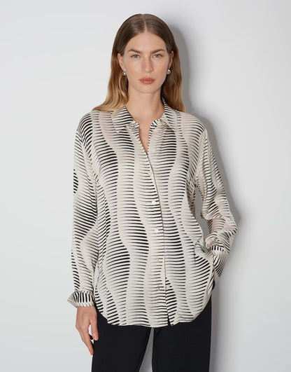 SALE - Oversize Printbluse ZAURYN aus Viskose von SOMEDAY