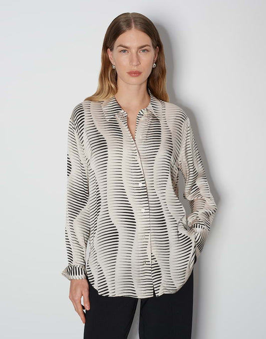 SALE - Oversize Printbluse ZAURYN aus Viskose von SOMEDAY