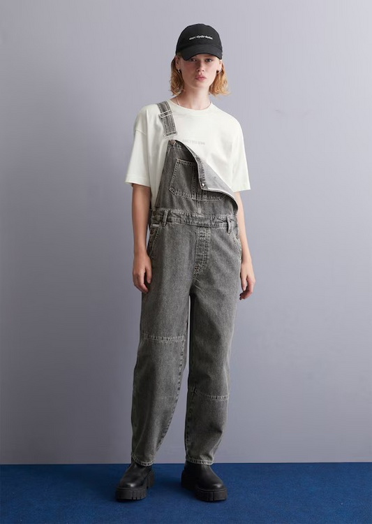 SALE - Barrel-Latzhose relaxed aus Rigid Denim von MARC O'POLO DENIM
