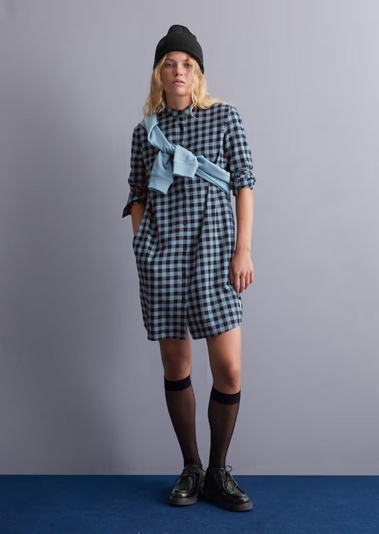 SALE - Flanell-Kleid aus reiner Bio-Baumwolle von MARC O'POLO DENIM