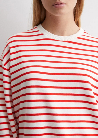 Streifen-Sweatshirt oversize aus reinem Organic Cotton von MARC'O POLO DENIM