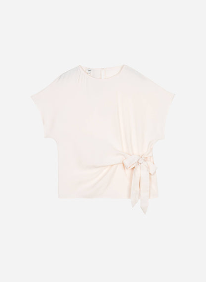 Bluse KEOLA mit Wickeldetail von AN'GE