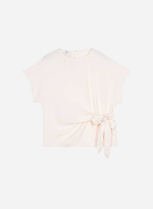 Bluse KEOLA mit Wickeldetail von AN'GE