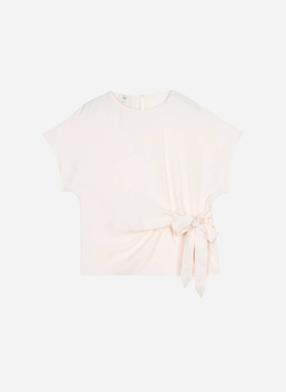 Bluse KEOLA mit Wickeldetail von AN'GE