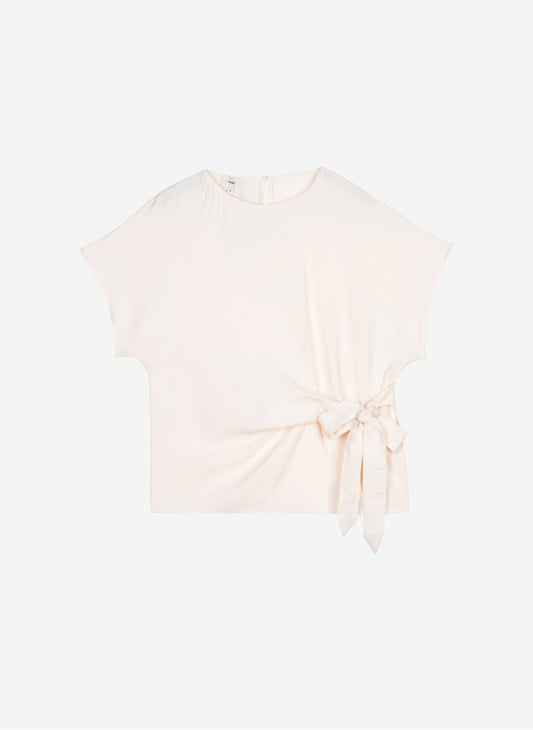 Bluse KEOLA mit Wickeldetail von AN'GE