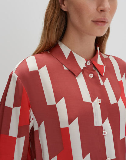 SALE - Printbluse "Zinnova Loose" in Satin Optik von SOMEDAY