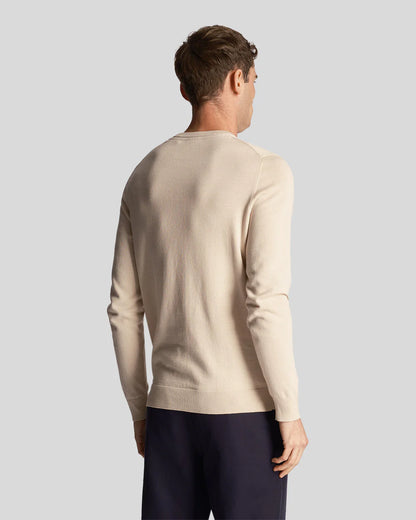 SALE - Crew Neck Feinstrick-Pullover von LYLE&SCOTT