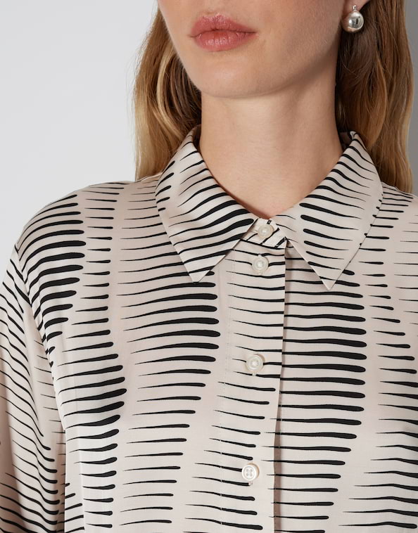 SALE - Oversize Printbluse ZAURYN aus Viskose von SOMEDAY
