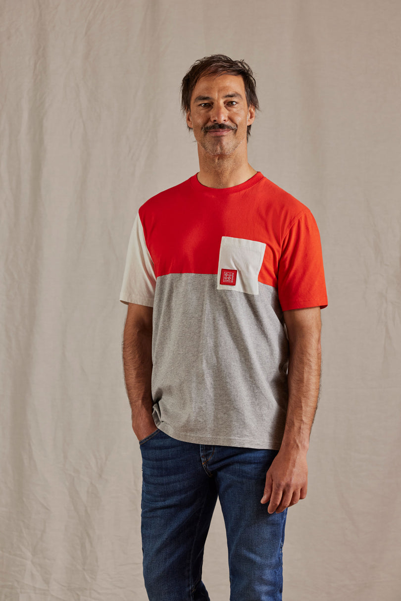 T-Shirt "SilserM." aus Bio-Baumwolle mit Brusttasche von MALOJA
