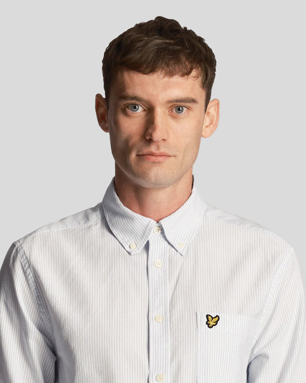 Klassisches Oxford Hemd mit Button-Down Kragen von LYLE&SCOTT