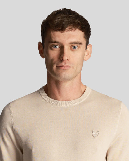 Crew Neck Feinstrick-Pullover von LYLE&SCOTT