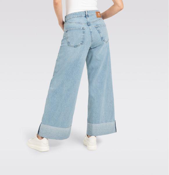 Extraweite Jeans "Nevada superwide" mit breit umgeschlagenem Saum von MAC