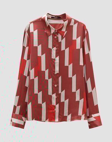 SALE - Printbluse "Zinnova Loose" in Satin Optik von SOMEDAY