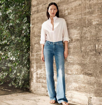 Wide Leg Jeans "Dream Wide" figurformendem Denim im Modal-Mix von MAC