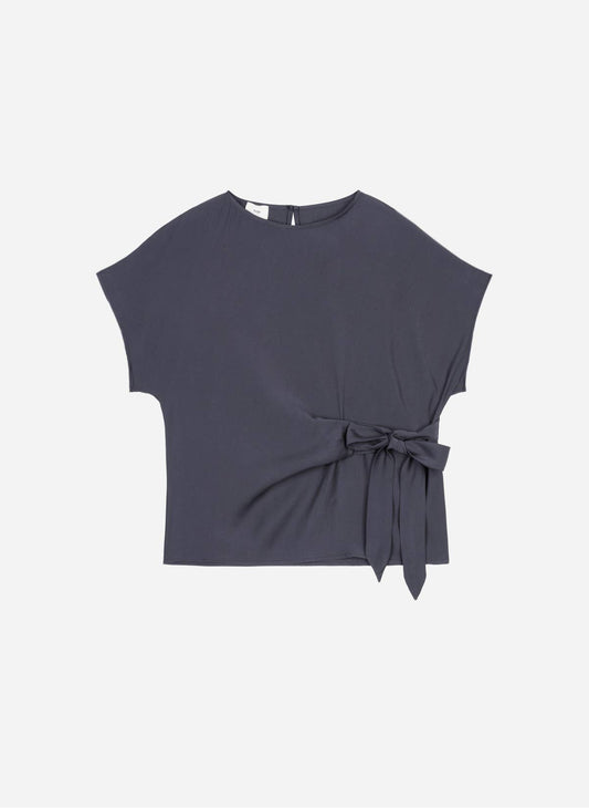 Bluse KEOLA mit Wickeldetail von AN'GE