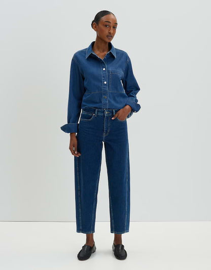 SALE - Barrel Jeans "Cellma Mid Rise" aus nachhaltigem Baumwoll Mix von SOMEDAY