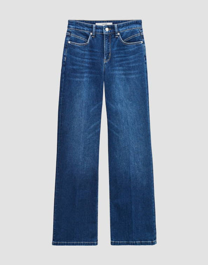 Long Flared Jeans "Carie Iconic Mid Rise" aus nachhaltigem Baumwoll-Mix von SOMEDAY