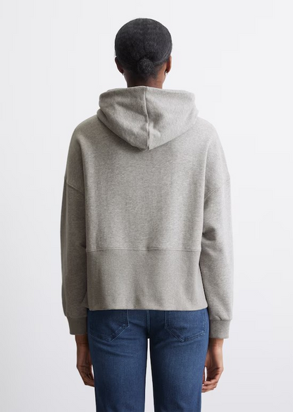 Hoodie relaxed mit breitem Rippbund von MARC'O POLO DENIM
