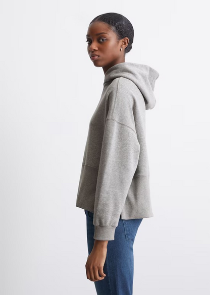 Hoodie relaxed mit breitem Rippbund von MARC'O POLO DENIM