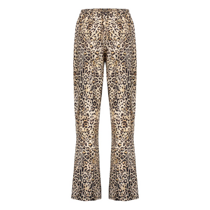 Straight Fit Hose mit Leopardenmuster von GEISHA