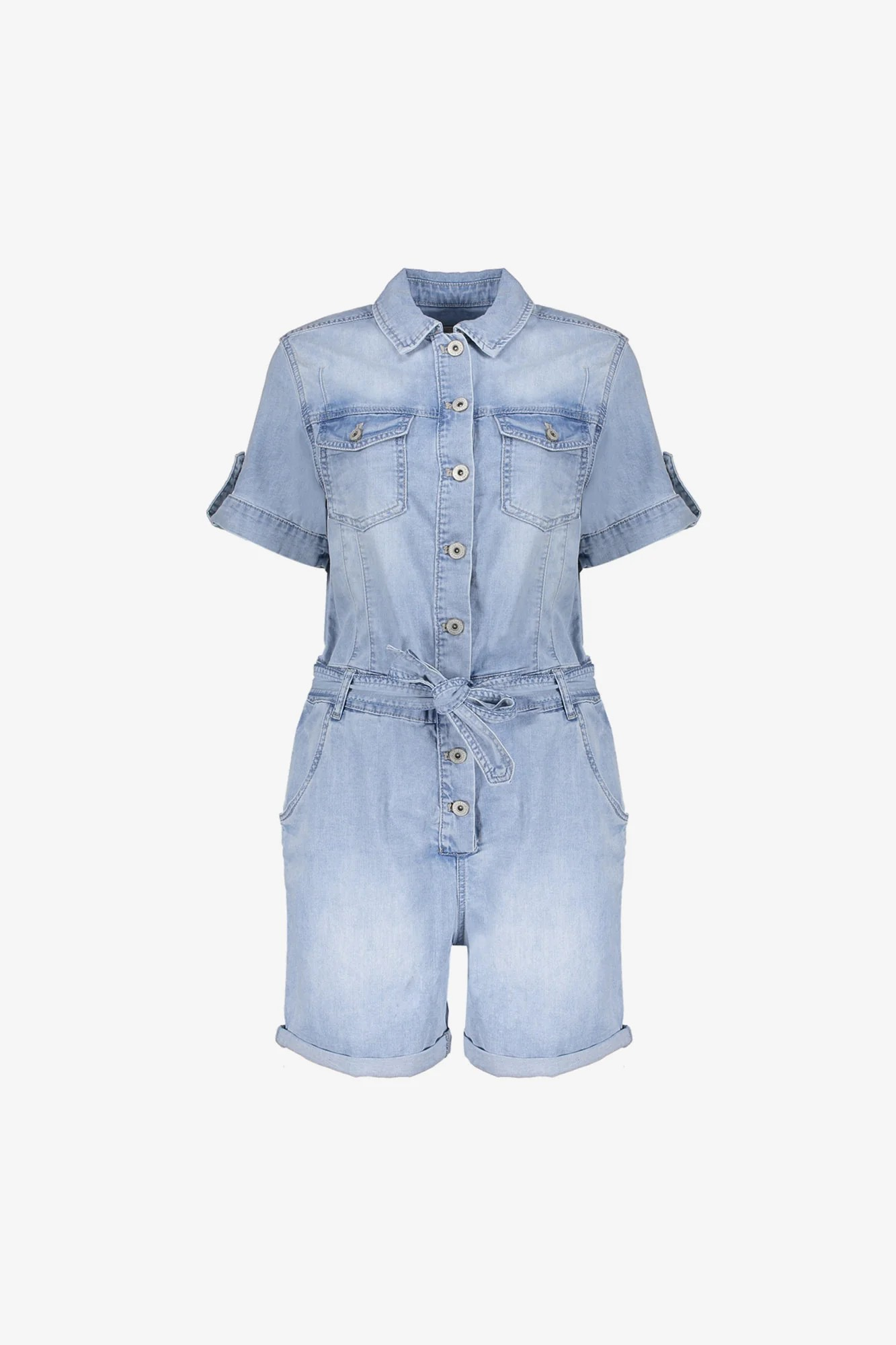 Denim-Jumpsuit mit regulärer Passform von GEISHA