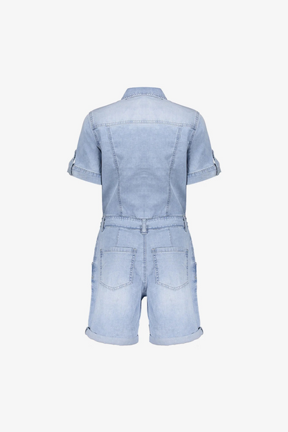 Denim-Jumpsuit mit regulärer Passform von GEISHA