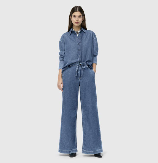 Weite, fließende Jeans "Wendy" mit Lyocell von MAC