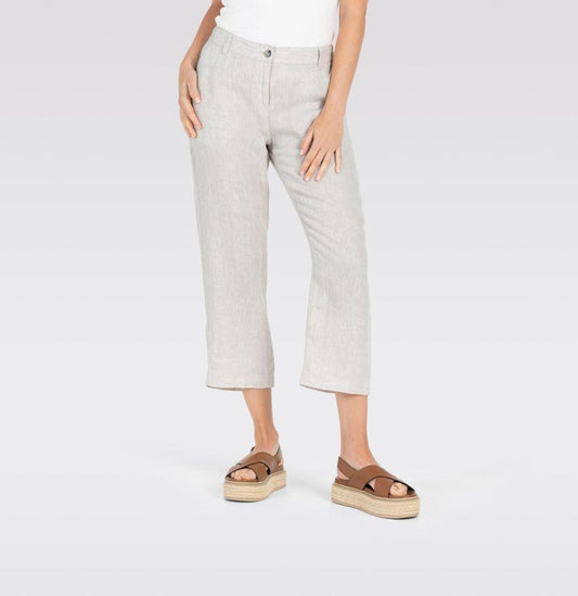 Verkürzte Leinenhose "NORA Cropped " von MAC