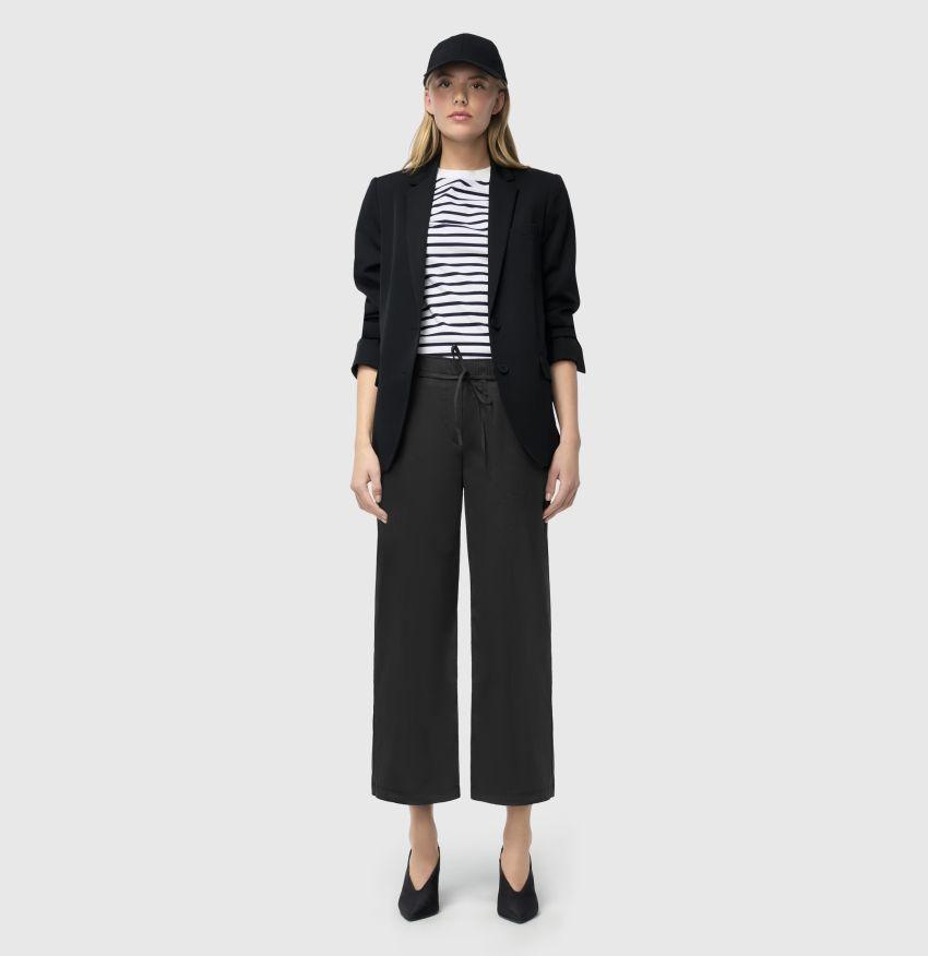 Weites Jump-In-Modell "Chiara Belt Cropped "im Papertouch-Mix von MAC