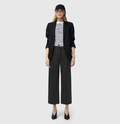 Weites Jump-In-Modell "Chiara Belt Cropped "im Papertouch-Mix von MAC